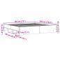 Preview: Bettgestell Betongrau 180x200 cm Holzwerkstoff