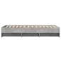 Preview: Bettgestell Betongrau 90x200 cm Holzwerkstoff