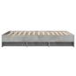 Preview: Bettgestell Betongrau 120x200 cm Holzwerkstoff