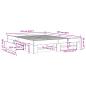 Preview: Bettgestell Grau Sonoma 160x200 cm Holzwerkstoff