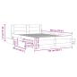 Preview: Bettgestell mit Kopfteil Betongrau 140x200 cm Holzwerkstoff