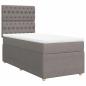 Preview: Boxspringbett mit Matratze Taupe 100x200 cm Stoff