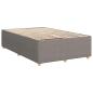 Preview: Boxspringbett mit Matratze Taupe 120x190 cm Stoff