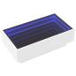 Preview: LED-Couchtisch Weiß 90x50x30 cm Holzwerkstoff