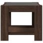 Preview: LED-Couchtisch Braun Eichen-Optik 53x53x45 cm Holzwerkstoff