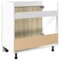 Preview: Unterschrank Sonoma-Eiche 80x46x81,5 cm Holzwerkstoff