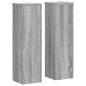 Preview: Pflanzenständer 2 Stk. Grau Sonoma 17x17x60 cm Holzwerkstoff