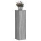 Preview: Pflanzenständer 2 Stk. Grau Sonoma 17x17x60 cm Holzwerkstoff