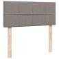 Preview: Boxspringbett mit Matratze Taupe 120x200 cm Stoff