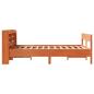 Preview: Massivholzbett ohne Matratze Wachsbraun 120x190 cm Kiefernholz