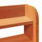 Preview: Massivholzbett ohne Matratze Wachsbraun 120x200 cm Kiefernholz