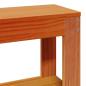 Preview: Massivholzbett ohne Matratze Wachsbraun 90x200 Kiefernholz