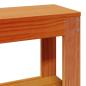Preview: Massivholzbett ohne Matratze Wachsbraun 90x190 cm Kiefernholz