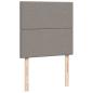 Preview: Boxspringbett mit Matratze Taupe 100x200 cm Stoff