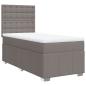 Preview: Boxspringbett mit Matratze Taupe 100x200 cm Stoff