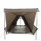 Preview: Tipi-Familienzelt 6 Personen Braun Wasserdicht