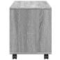 Preview: Rollschrank Grau Sonoma 72x33x42,5 cm Holzwerkstoff