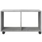 Preview: Rollschrank Betongrau 72x33x42,5 cm Holzwerkstoff