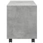 Preview: Rollschrank Betongrau 72x33x42,5 cm Holzwerkstoff