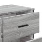 Preview: Kommode Grau Sonoma 91x35,5x74,5 cm Holzwerkstoff