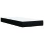 Preview: Boxspringbett mit Matratze Schwarz 80x200 cm Stoff