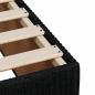 Preview: Boxspringbett mit Matratze Schwarz 90x200 cm Stoff