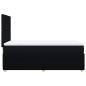 Preview: Boxspringbett mit Matratze Schwarz 100x200 cm Stoff