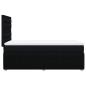 Preview: Boxspringbett mit Matratze Schwarz 100x200 cm Stoff