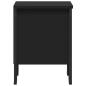 Preview: Nachttisch Schwarz 2 Stk. 40x30x40 cm Holzwerkstoff
