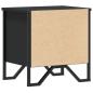 Preview: Nachttisch Schwarz 2 Stk. 40x30x40 cm Holzwerkstoff