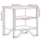 Preview: Nachttische 2 Stk. Sonoma Eiche 40x30x40 cm Holzwerkstoff