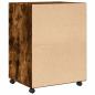 Preview: Rollschrank Räuchereiche 60x48x81 cm Holzwerkstoff