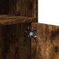 Preview: Rollschrank Räuchereiche 60x48x81 cm Holzwerkstoff