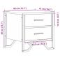 Preview: Nachttisch Sonoma-Eiche 40x41x40 cm Holzwerkstoff
