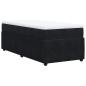 Preview: Boxspringbett mit Matratze Schwarz 90x200 cm Samt
