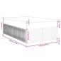 Preview: Boxspringbett mit Matratze Schwarz 120x190 cm Samt