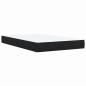 Preview: Boxspringbett mit Matratze Schwarz 120x190 cm Samt