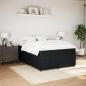 Preview: Boxspringbett mit Matratze Schwarz 140x190 cm Samt