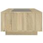 Preview: Couchtisch mit Infinity-LED Sonoma-Eiche 116x69x40 cm