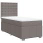 Preview: Boxspringbett mit Matratze Taupe 100x200 cm Stoff