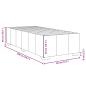 Preview: Bettgestell Creme 80x200 cm Stoff