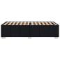 Preview: Bettgestell ohne Matratze Schwarz 100x200 cm Stoff