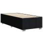 Preview: Bettgestell ohne Matratze Schwarz 100x200 cm Stoff