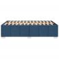 Preview: Bettgestell Blau 120x190 cm Stoff