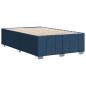 Preview: Bettgestell Blau 120x190 cm Stoff