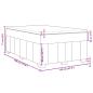Preview: Boxspringbett mit Matratze Taupe 120x190 cm Stoff