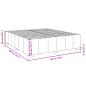 Preview: Boxspringbett mit Matratze Taupe 180x200 cm Stoff