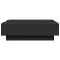 Preview: Couchtisch Schwarz 90x90x28 cm Holzwerkstoff