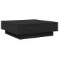Preview: Couchtisch Schwarz 90x90x28 cm Holzwerkstoff