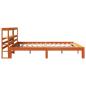 Preview: Massivholzbett ohne Matratze Wachsbraun 180x200 Kiefernholz